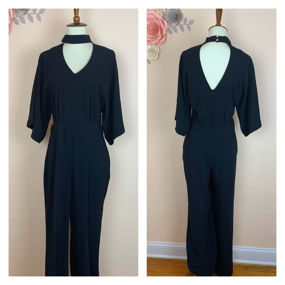 New! TRINA TURK Ambient Open Back Jumpsuit - Picture 3 of 11